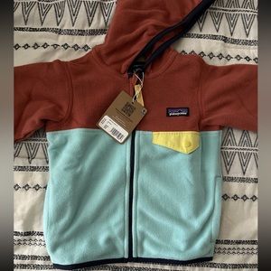 Brand New With Tags 2T Patagonia Fleece Zip Up